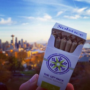 Solstice created a special edition of pre-rolled cannabis joints for its medical marijuana cutomers for the Super Bowl. 