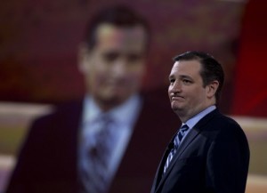 Sen. Ted Cruz, R-Texas pauses as he speaks during the Conservative Political Action Conference (CPAC) in National Harbor, Md., Thursday, Feb. 26, 2015. (AP Photo/Carolyn Kaster)  
