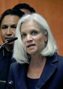 Melinda Haag announced she will resign her post as U.S. Attorney for Northern California as of the beginning of September 2015. (AP File Photo 2012 /Eric Risberg)