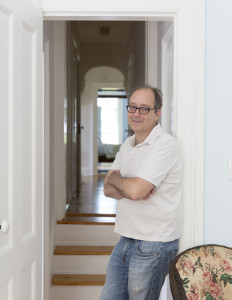James Savage in his home that he used hempcrete for insulation, in Stuyvesant, N.Y., July 3, 2015. Now that the forbidden plant is enjoying mainstream acceptance, Savage is hoping to put hemp to use not in joints but between joists with hempcrete – a woody, balsa-like interior of the Cannabis sativa plant combined with lime and water that provides natural insulation. (Preston Schlebusch/The New York Times)